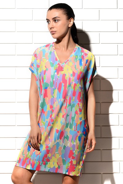 Pastel Invasion Tunic Dress